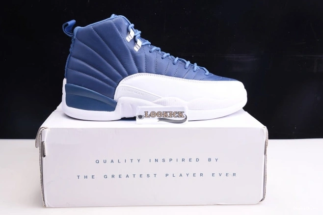 One Kick Air 12 Jordan Retro Blue Stone 130690-404 0716
